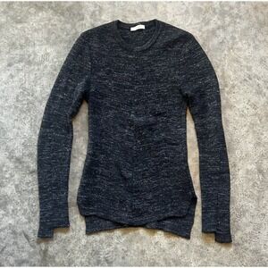 Celine  Sweater Phoebe Philo Rare Asymmetrical Wool Linen Sweater
